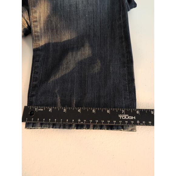 Kiton Selvedge Jean Men Size 34 (32x30)* Button Fly Straight Leg Dark Wash Italy - Picture 14 of 16
